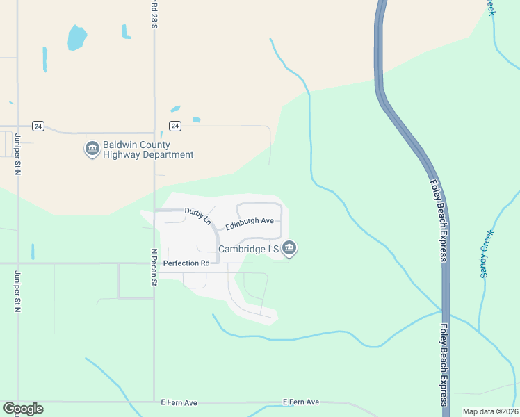 map of restaurants, bars, coffee shops, grocery stores, and more near 589 Sheffield Avenue in Foley
