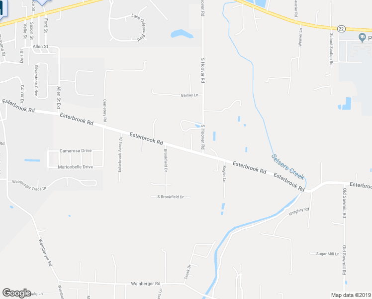 map of restaurants, bars, coffee shops, grocery stores, and more near 18524 Esterbrook Road in Ponchatoula