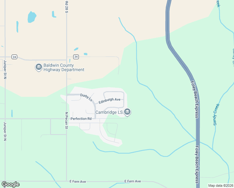 map of restaurants, bars, coffee shops, grocery stores, and more near 589 Sheffield Avenue in Foley