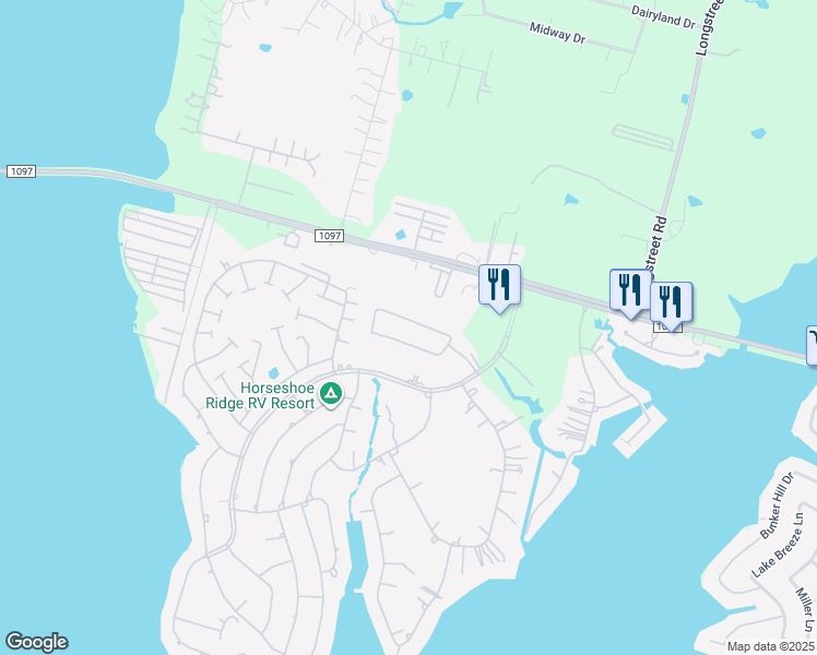map of restaurants, bars, coffee shops, grocery stores, and more near 14359 North Summerchase Circle in Willis