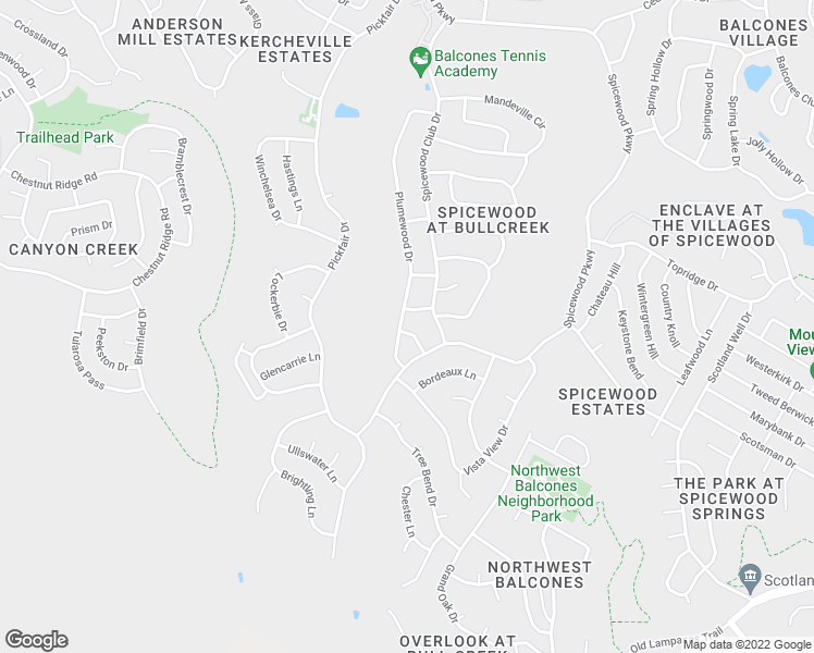 map of restaurants, bars, coffee shops, grocery stores, and more near 10509 Ronwood Drive in Austin