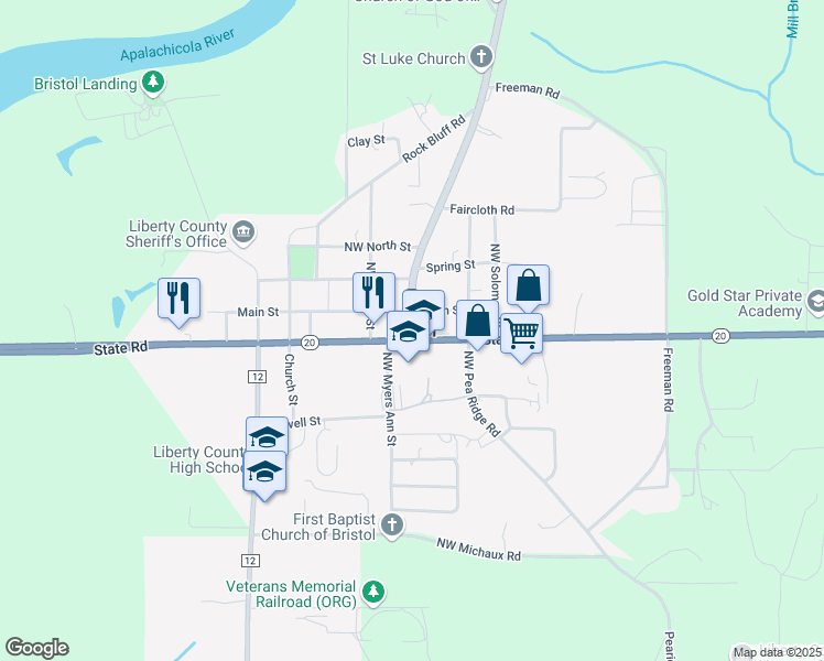 map of restaurants, bars, coffee shops, grocery stores, and more near in Bristol