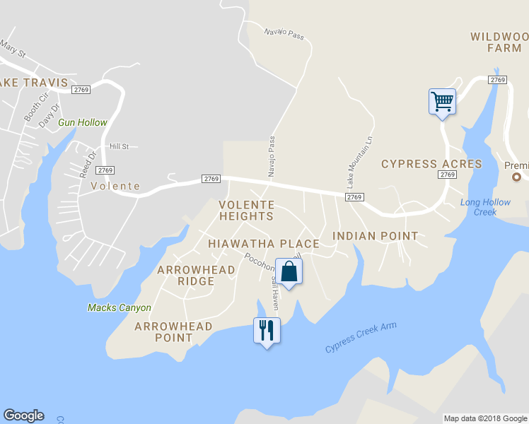map of restaurants, bars, coffee shops, grocery stores, and more near 14709 Old Anderson Mill Road in Leander
