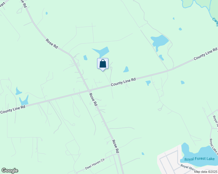 map of restaurants, bars, coffee shops, grocery stores, and more near 9710 County Line Road in Willis