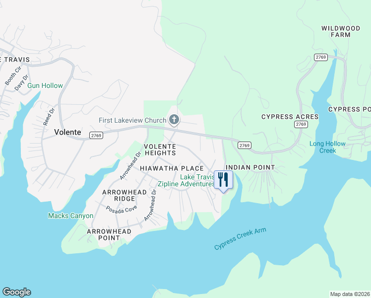 map of restaurants, bars, coffee shops, grocery stores, and more near 14608 Old Anderson Mill Road in Leander
