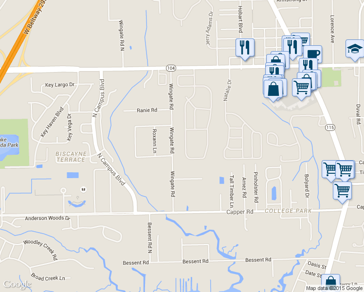 map of restaurants, bars, coffee shops, grocery stores, and more near 10820 Lydia Estates Drive East in Jacksonville