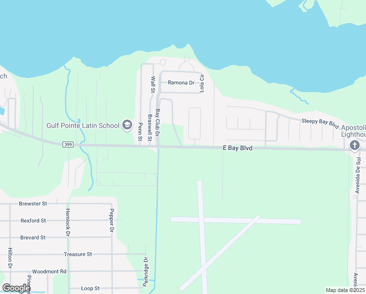map of restaurants, bars, coffee shops, grocery stores, and more near 7927 East Bay Boulevard in Navarre