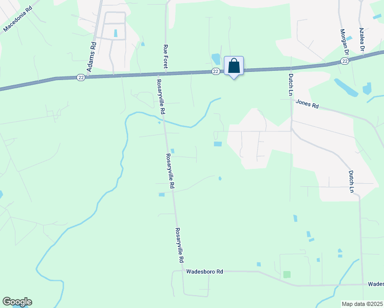map of restaurants, bars, coffee shops, grocery stores, and more near 12066 Carriage House Lane in Ponchatoula