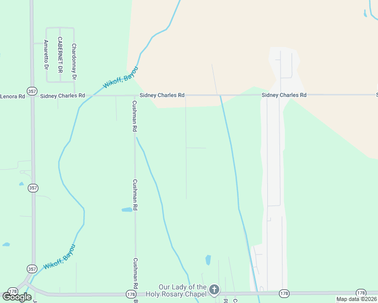 map of restaurants, bars, coffee shops, grocery stores, and more near 590 Sidney Charles Road in Opelousas
