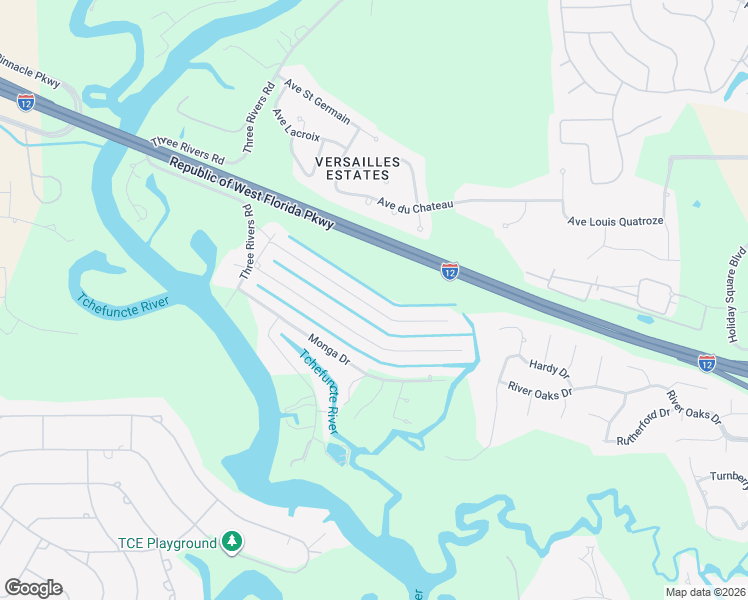 map of restaurants, bars, coffee shops, grocery stores, and more near 18181 Cusachs Drive in Covington