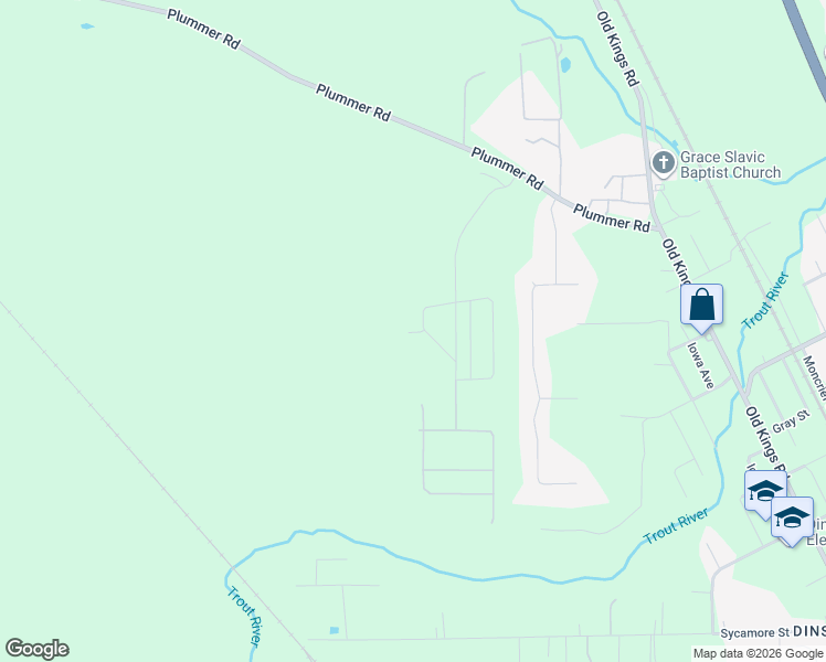 map of restaurants, bars, coffee shops, grocery stores, and more near 7824 Plummer Road in Jacksonville