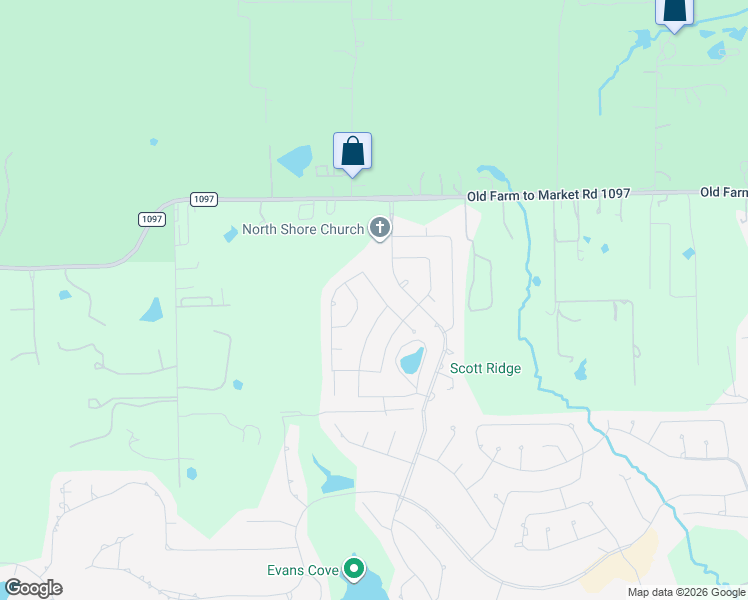 map of restaurants, bars, coffee shops, grocery stores, and more near 227 Hampton Glen Road in Montgomery