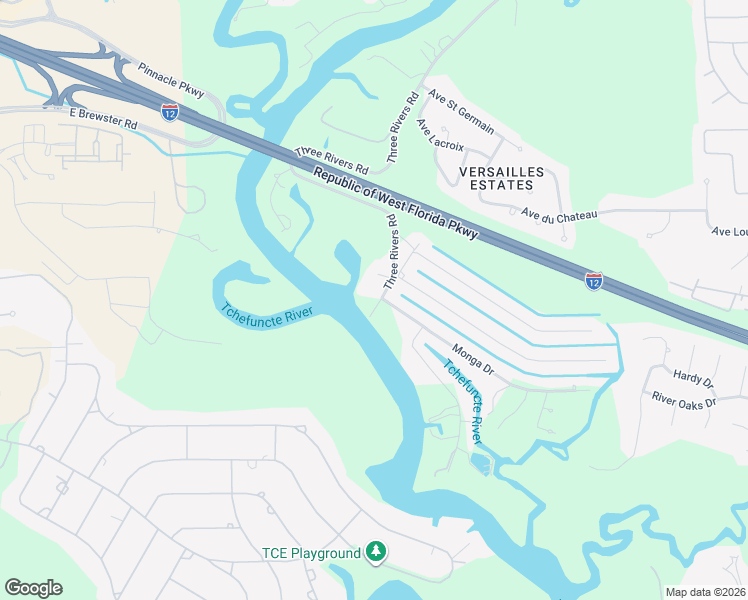 map of restaurants, bars, coffee shops, grocery stores, and more near 17049 Three Rivers Road in Covington