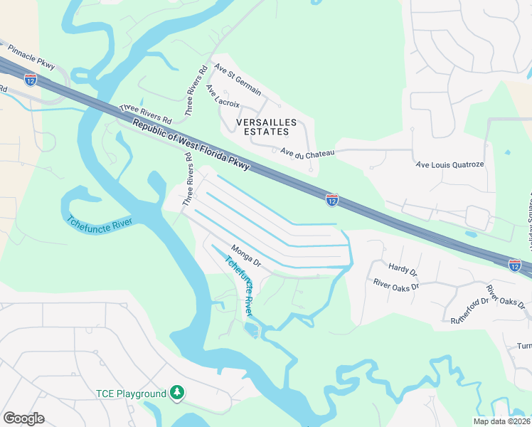 map of restaurants, bars, coffee shops, grocery stores, and more near 18181 Cusachs Drive in Covington