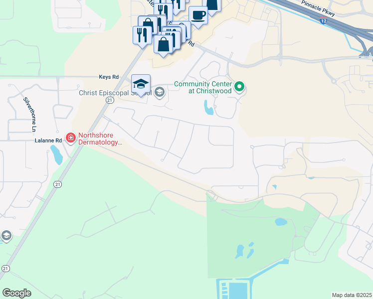 map of restaurants, bars, coffee shops, grocery stores, and more near 606 Millikens Bend in Covington