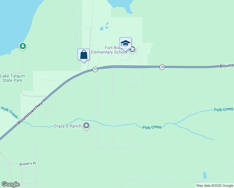 map of restaurants, bars, coffee shops, grocery stores, and more near 727 Little John Road in Tallahassee