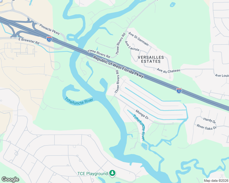 map of restaurants, bars, coffee shops, grocery stores, and more near 17049 Three Rivers Road in Covington