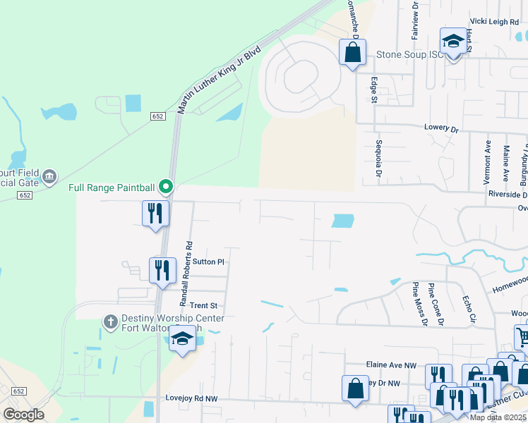 map of restaurants, bars, coffee shops, grocery stores, and more near 901 Aloma Faye Lane in Fort Walton Beach