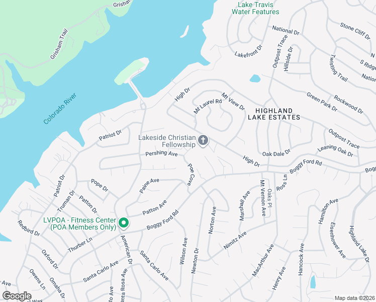 map of restaurants, bars, coffee shops, grocery stores, and more near 3216 Poe Cove in Leander