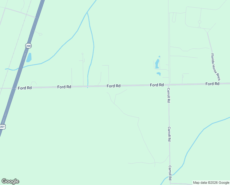 map of restaurants, bars, coffee shops, grocery stores, and more near 8432 Ford Road in Bryceville