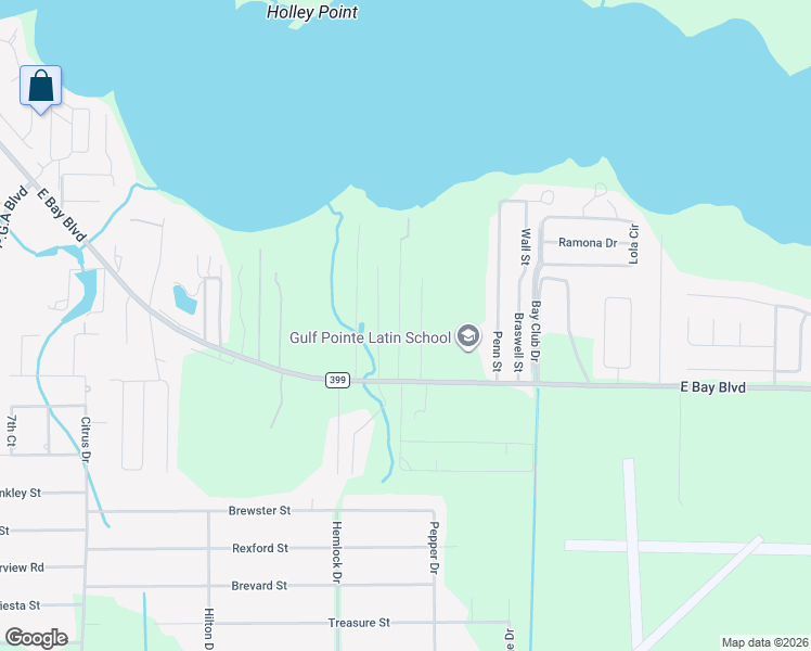 map of restaurants, bars, coffee shops, grocery stores, and more near 2750 Teepee Road in Navarre