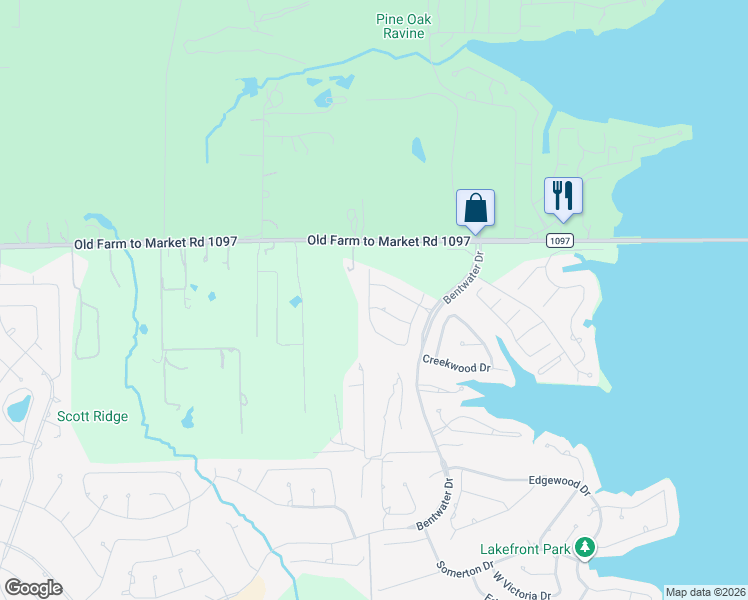 map of restaurants, bars, coffee shops, grocery stores, and more near 125 Pine Hill Lane in Montgomery