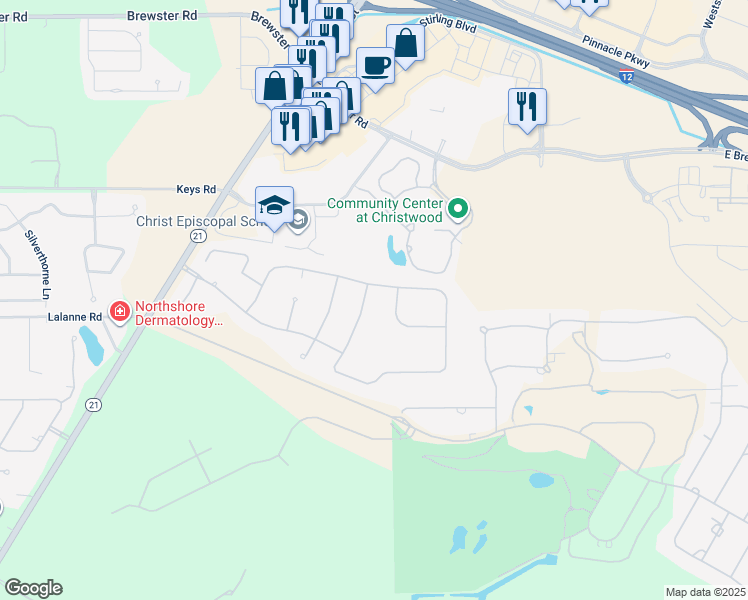map of restaurants, bars, coffee shops, grocery stores, and more near 606 Millikens Bend in Covington