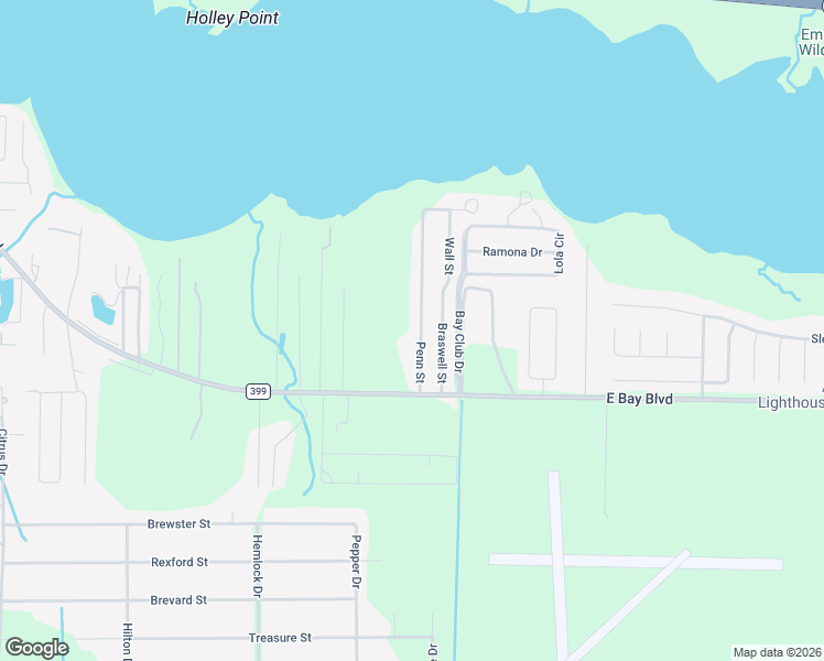 map of restaurants, bars, coffee shops, grocery stores, and more near 2761 Penn Street in Navarre