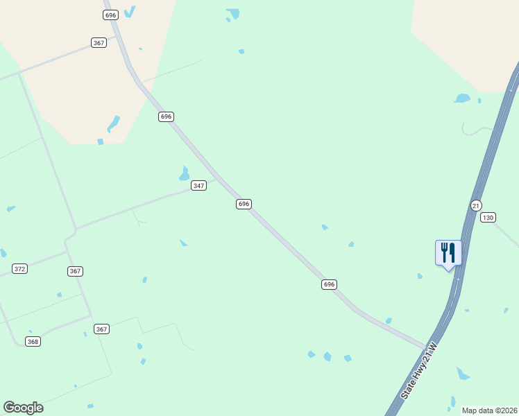 map of restaurants, bars, coffee shops, grocery stores, and more near 954 Farm to Market 696 in Caldwell