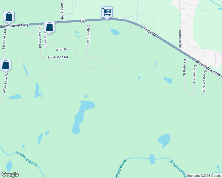 map of restaurants, bars, coffee shops, grocery stores, and more near 1675 Trailblazer Drive in Tallahassee