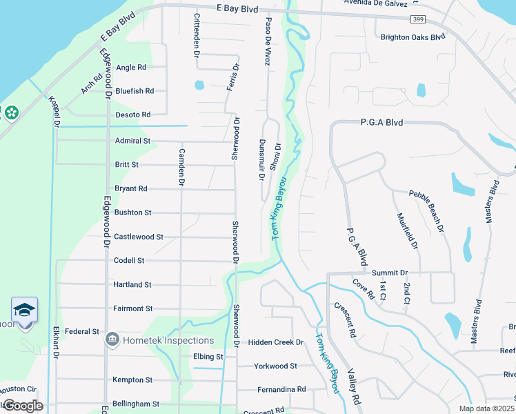 map of restaurants, bars, coffee shops, grocery stores, and more near 2739 Shoni Drive in Navarre