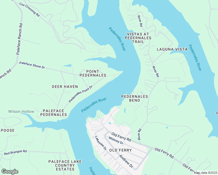 map of restaurants, bars, coffee shops, grocery stores, and more near 134 Vicinity Trail in Spicewood