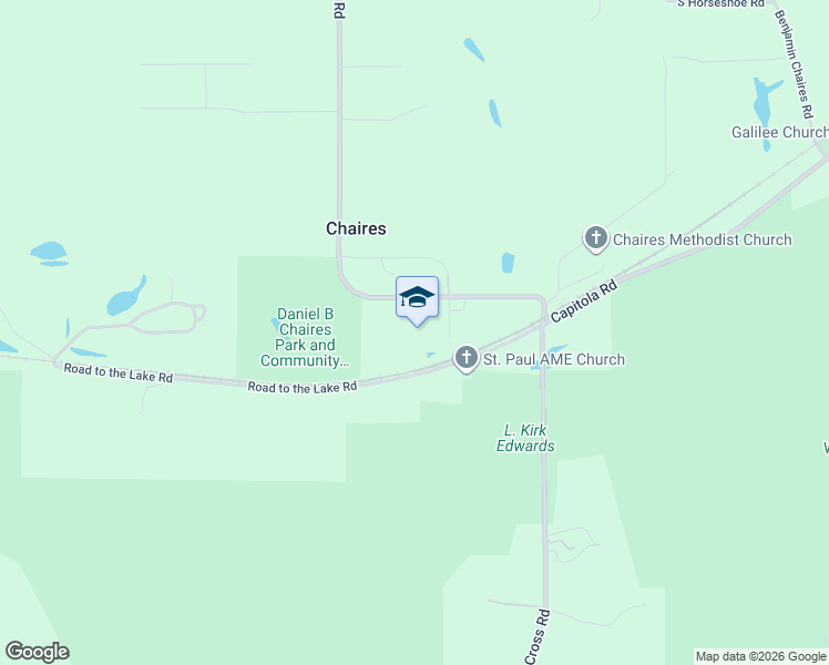 map of restaurants, bars, coffee shops, grocery stores, and more near 4774 Chaires Cross Road in Tallahassee