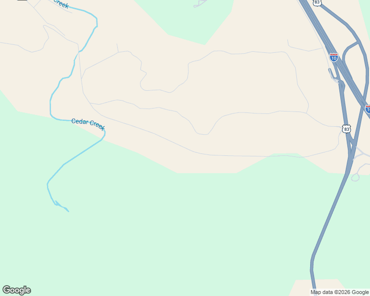 map of restaurants, bars, coffee shops, grocery stores, and more near Burton Ranch Road in Kimble County