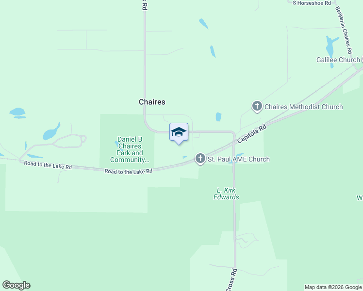 map of restaurants, bars, coffee shops, grocery stores, and more near 4774 Chaires Cross Road in Tallahassee