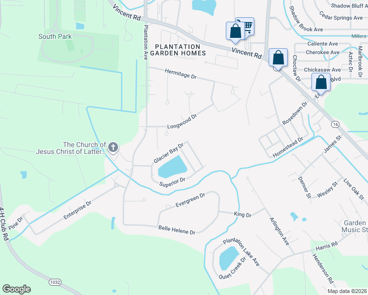 map of restaurants, bars, coffee shops, grocery stores, and more near 8100 Lake George Drive in Denham Springs
