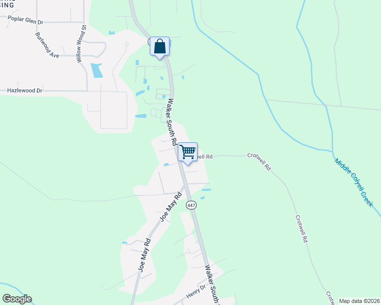 map of restaurants, bars, coffee shops, grocery stores, and more near 13635 Crotwell Road in Denham Springs