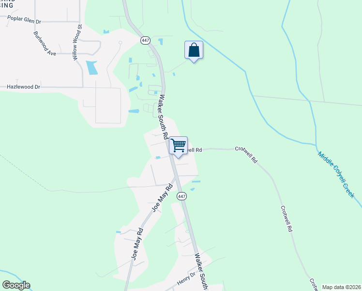 map of restaurants, bars, coffee shops, grocery stores, and more near 13635 Crotwell Road in Denham Springs