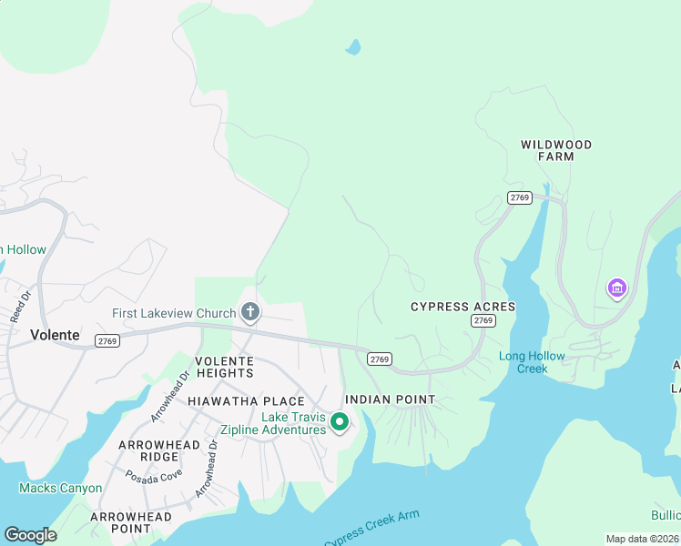 map of restaurants, bars, coffee shops, grocery stores, and more near 8144 Lake Mountain Lane in Leander