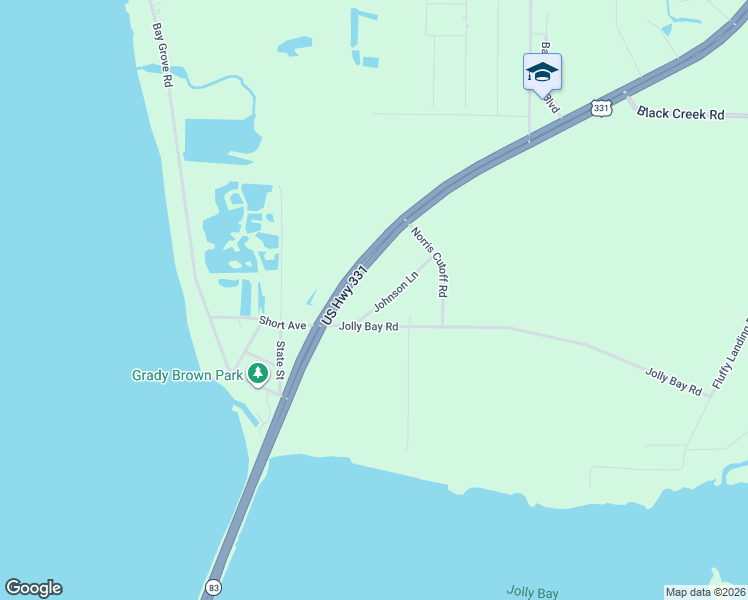 map of restaurants, bars, coffee shops, grocery stores, and more near 188 Johnson Lane in Freeport