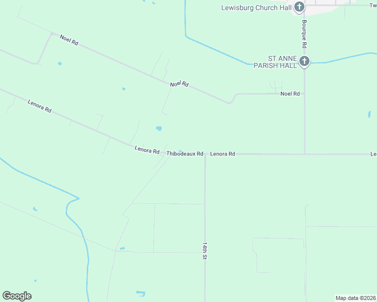 map of restaurants, bars, coffee shops, grocery stores, and more near 1000-1076 Thibodeaux Road in Church Point