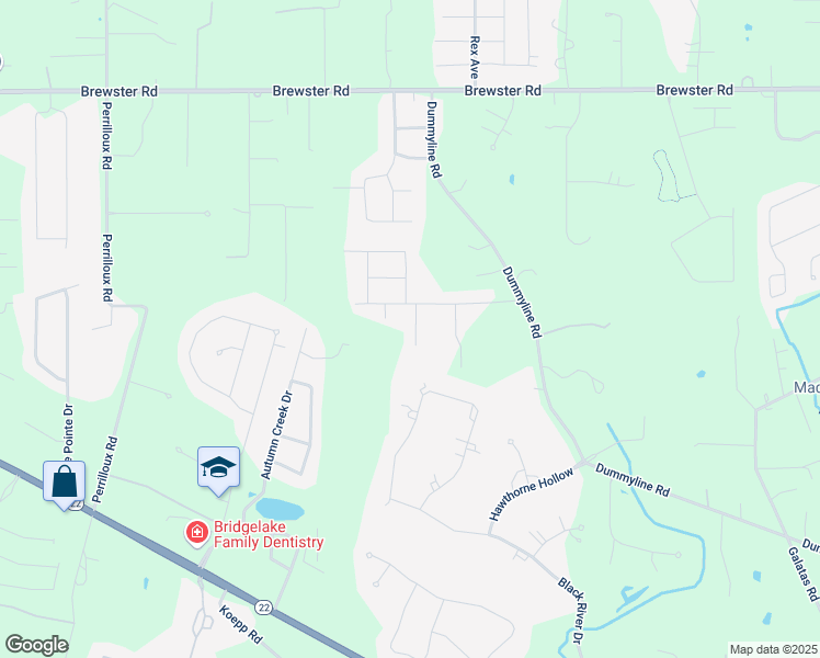map of restaurants, bars, coffee shops, grocery stores, and more near 1621 Sweet Pea Court in Madisonville