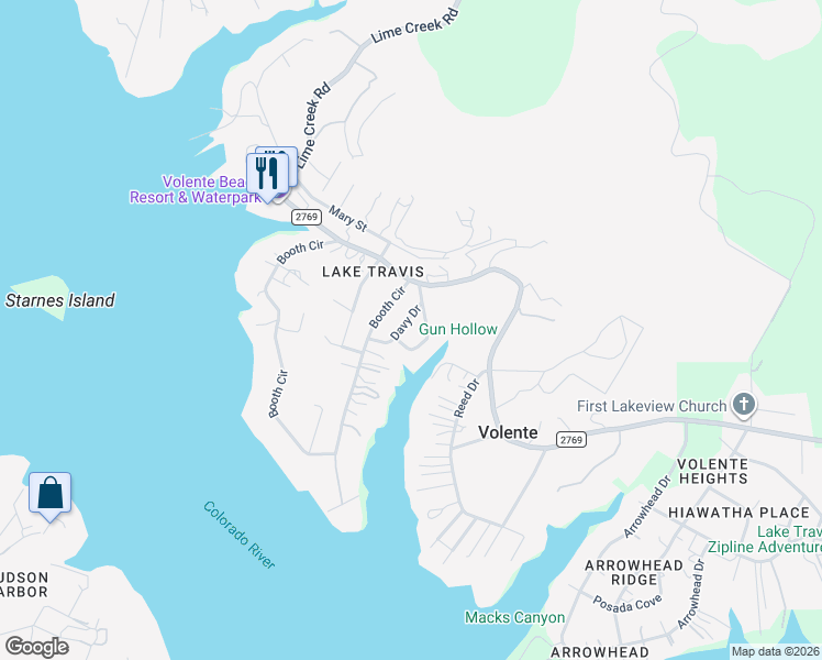 map of restaurants, bars, coffee shops, grocery stores, and more near 7601 Debbie Drive in Leander