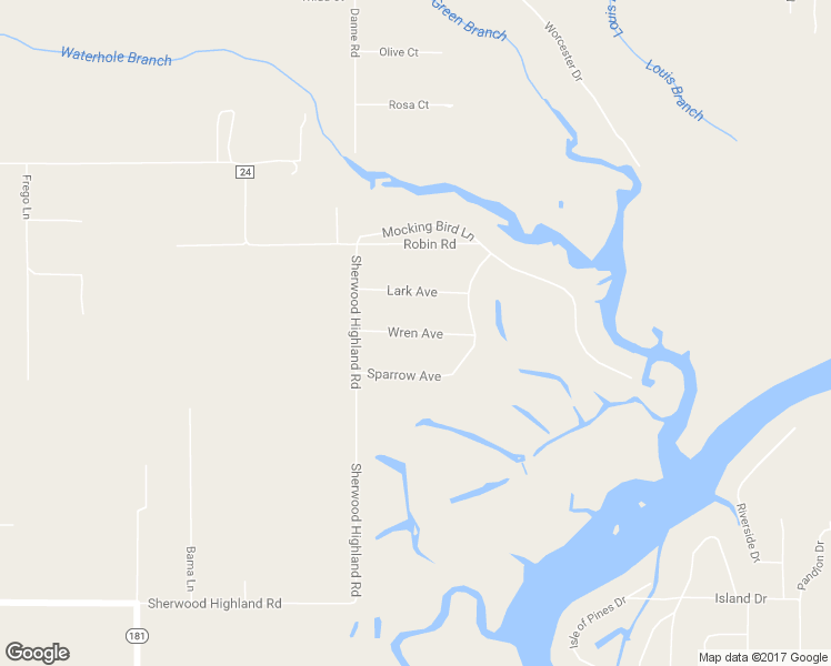 map of restaurants, bars, coffee shops, grocery stores, and more near 11162 Wren Avenue in Fairhope