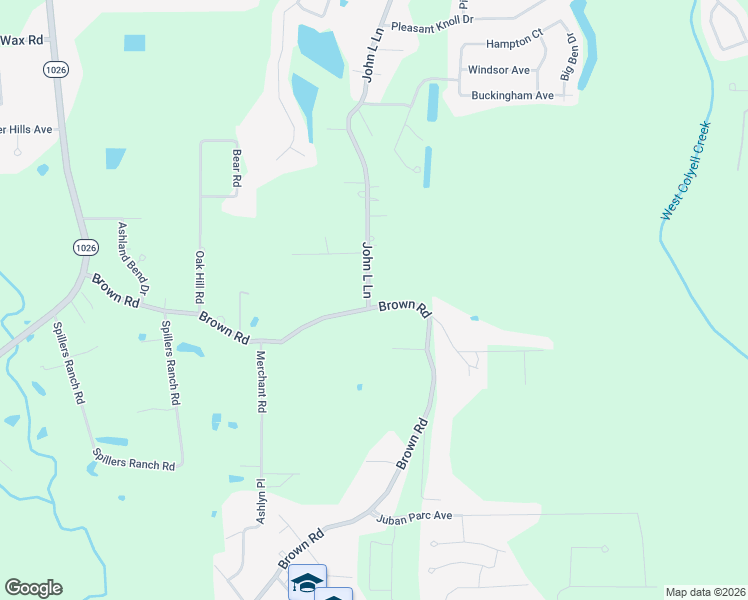 map of restaurants, bars, coffee shops, grocery stores, and more near 25575 John L Lane in Denham Springs