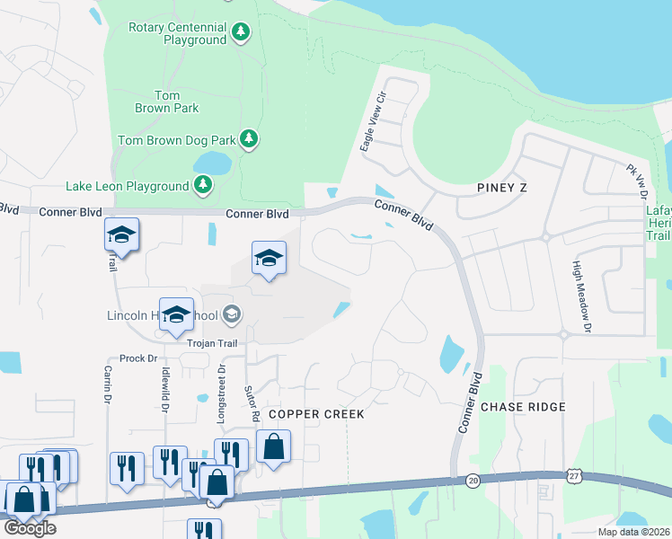map of restaurants, bars, coffee shops, grocery stores, and more near 4080 Old Plantation Loop in Tallahassee