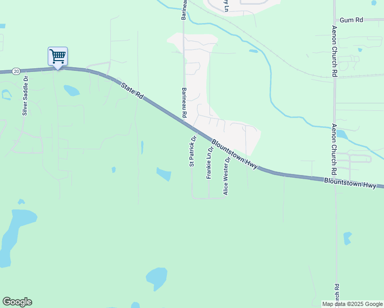 map of restaurants, bars, coffee shops, grocery stores, and more near 629 Saint Patrick Drive in Tallahassee