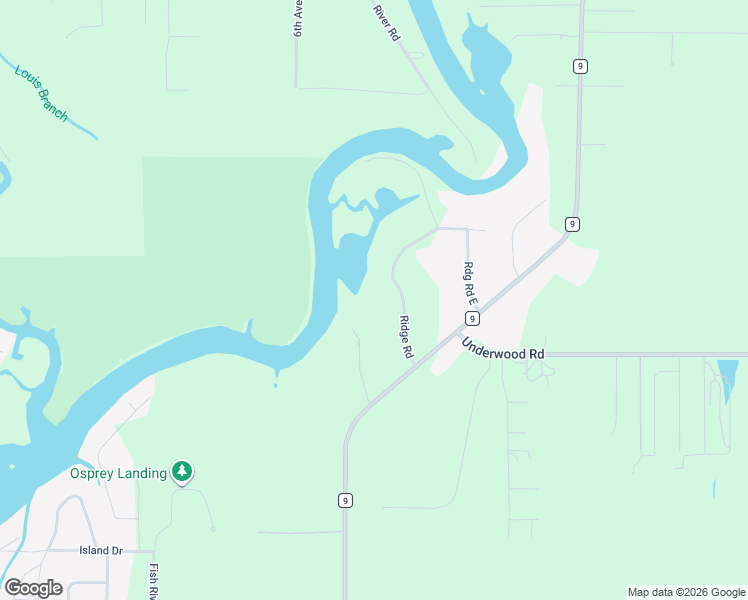 map of restaurants, bars, coffee shops, grocery stores, and more near 14625 Ridge Road in Summerdale