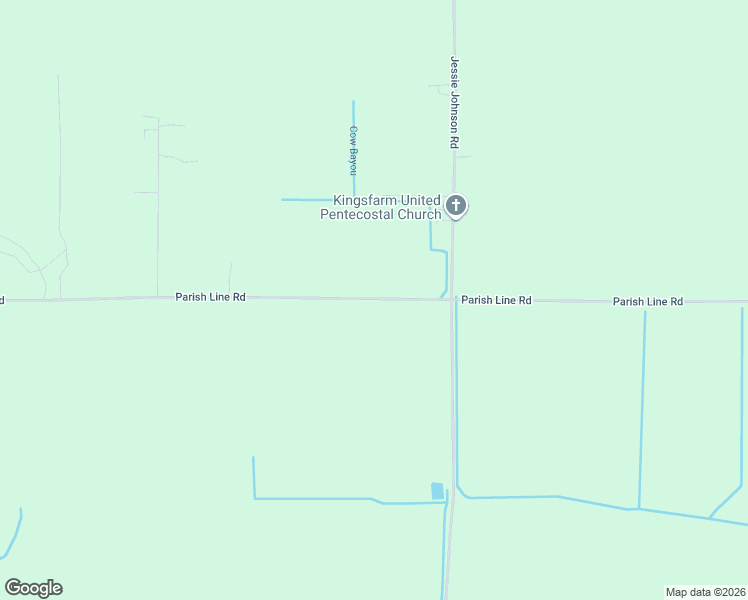 map of restaurants, bars, coffee shops, grocery stores, and more near 19040 Parish Line Road in Kinder