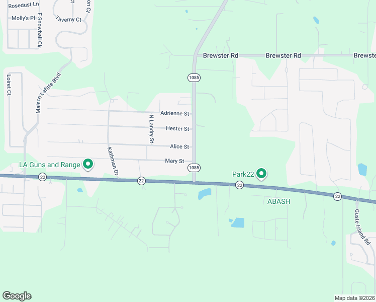 map of restaurants, bars, coffee shops, grocery stores, and more near 69 Alice Street in Madisonville